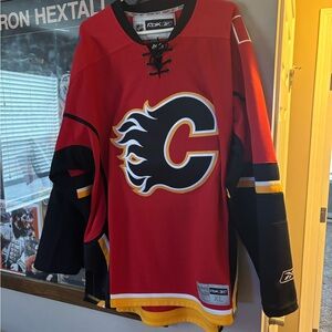 Reebok Red and Yellow Jersey